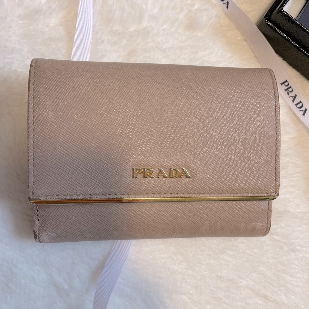 Prada Portafogli Saffiano Wallet